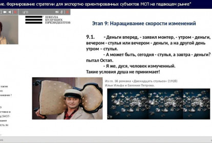 Стратегическое управление и формирование стратегии для экспортно ориентированных субъектов МСП на падающем рынке