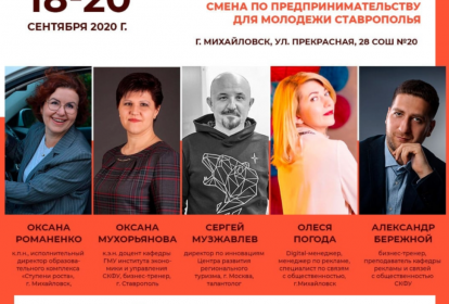 Формирование предпринимательской культуры среди молодежи края